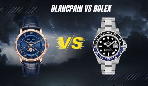 meglio blancpain o rolex|rolex vs blancpain review.